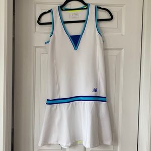 White new balance tennis dress